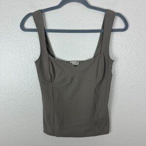 Intimately Free People Corset Feminine Gray Tank XS Flattering Minimalist